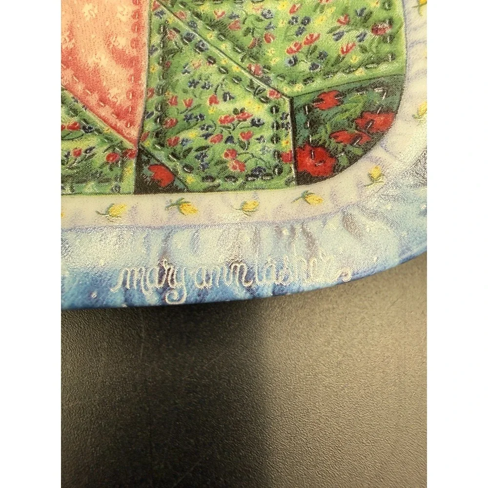 THE STAR Plate Cherished Traditions #2‎ Quilt Mary Ann Lasher Bradford Exchange